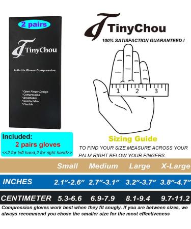 Copper Compression Arthritis Gloves - Pain Relief for Arthritis, Carpal Tunnel - Medium, 2 Pairs Pack - Buy Online on GoSupps.com