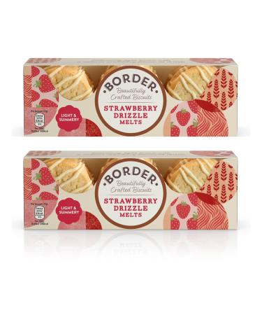 Border Biscuits Strawberry Fondant Pack of 2 150g