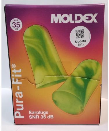 Moldex 770001 Pura-Fit Earplugs SNR 36 (Pack of 200)