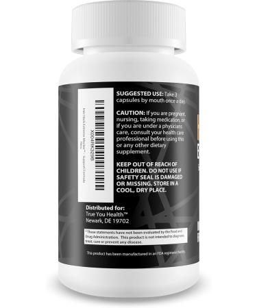 Hair Hack Extreme Blocker - Our Best Hair Growth Supplement - Natural Hair Regrowth Hair Vitamins for Thicker Hair Growth - Vitamin B7 Biotin and Folic Acid - Vitamin D3 Hair Growth Vitamins - Buy Online on GoSupps.com