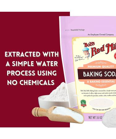 Gluten Free Baking Soda Bundle: 16 Oz Bobs Red Mill, Certified Gluten Free & Non GMO with BELLATAVO Ref Magnet - Buy Online on GoSupps.com