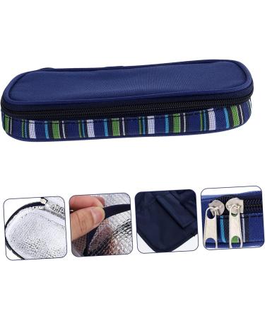 Insulin Cooler Pack Purse Organizer - Diabetic Travel Kit - Navy - Hemoton - Buy Online on GoSupps.com