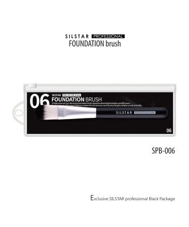 Buy SILSTAR Professional Foundation Brush - Natural Birch Handle Made in Korea | International Shipping Available - Buy Online on GoSupps.com