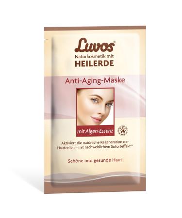 Luvos facial mask anti-aging with 2x7.5ml 0.3*8*13.2 1 sachet (pack of 5)