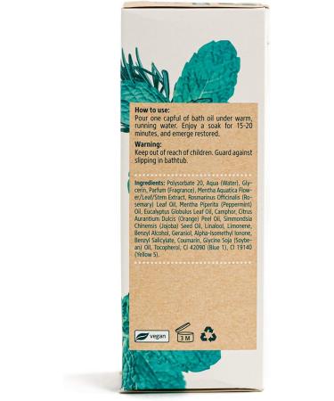Kneipp Herbal Bath Oil Goodbye Stress Water Mint & Rosemary 3.38 Fl Oz - 1 Pack - Buy Online on GoSupps.com