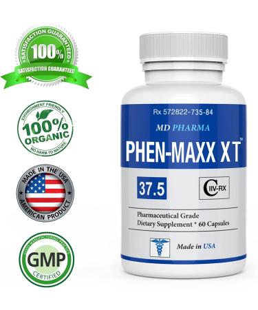 PHEN-MAXX XT 37.5 - Maximum Strength Weight Loss Diet Pills | Appetite Suppressant | Boost Energy & Mood - Buy Online on GoSupps.com