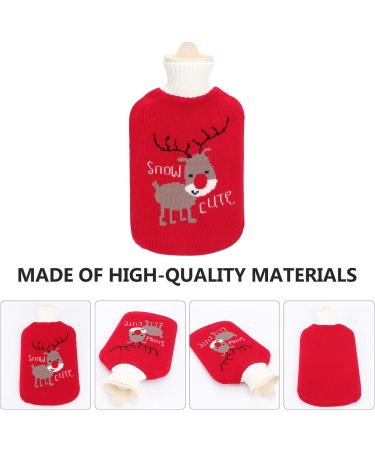 Valiclud Heat Bottle - Hand Warmer with Knitting Cover for Pain Relief | Christmas Gift for Neck Shoulders & Feet | Heat & Cold Therapy (Water Bottle Included) - Buy Online on GoSupps.com