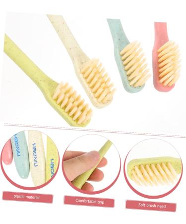 Beavorty 4-Piece Soft Toothbrush Set Gentle Teeth & Tongue Cleaning for a Healthier Smile | International Shipping - Buy Online on GoSupps.com