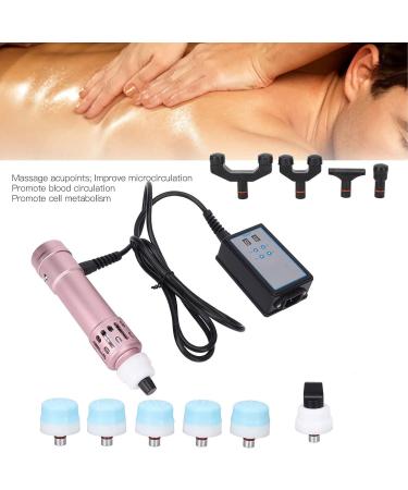 Electromagnet Shock Wave Therapy Device for Deep Tissue Muscle Massage - Chronic Pain Relief | 100V-240V Pink - Buy Online on GoSupps.com