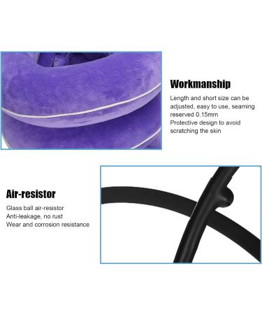 Cervical Neck Traction Device - Inflatable Adjustable Neck Support for Pain Relief & Traction (Purple) - International Shipping Available - Buy Online on GoSupps.com