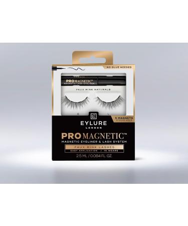 Eylure PROMAGNETIC Eyeliner & Lash Kit | Faux Mink Natural Eyelashes in Black - International Shipping Available - Buy Online on GoSupps.com