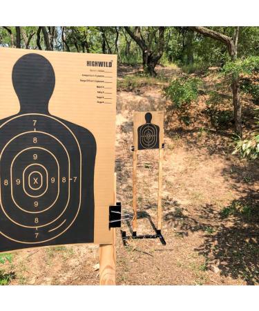 Highwild Adjustable Target Stand Base - H Shape - USPSA/IPSC - IDPA Practice - Upgraded Version - 2 Pack - Buy Online on GoSupps.com