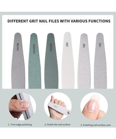 WSYUB 16pcs Nail Files & Buffers Kit for Professional Manicure - Nail Care Buffer Block Tools - Buy Online on GoSupps.com