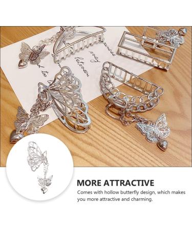 POPETPOP 1pc Cutout Hair Clip Hair Accessories Woman Hair Clip Headwear for Women Womens Hair Clips Hair Accessories for Bride Bridal Hair Barrettes Hair Claw Miss Grip Hollow Out Metal - Buy Online on GoSupps.com