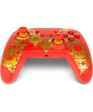 PowerA Enhanced Wired Controller for Nintendo Switch - Mario Gold M Gamepad - Buy Online on GoSupps.com