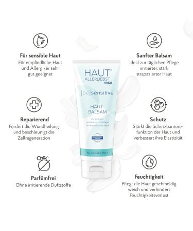 HAUTALLERLIEBST Skin Balm for Sensitive Dry Skin - 100ml Face & Body Moisturizer - International Shipping Available - Buy Online on GoSupps.com
