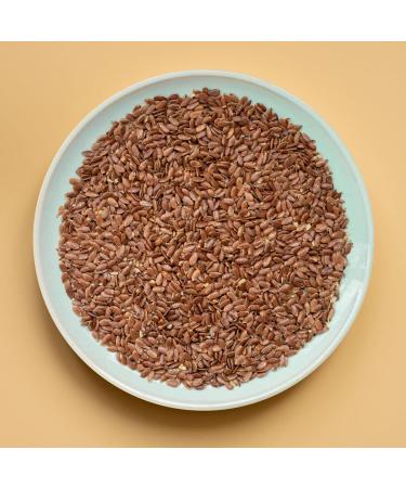Buy Organic Brown Flax Seeds - 600g | Rich in Fiber & Omega-3 - EU BIO Certified - Plastic Packaging - International Shipping - Buy Online on GoSupps.com