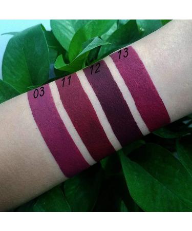 Matte Liquid Lipstick Set - 4 Waterproof Long-Lasting Colors | Non-Stick Cup Lipgloss - Shop Internationally! - Buy Online on GoSupps.com