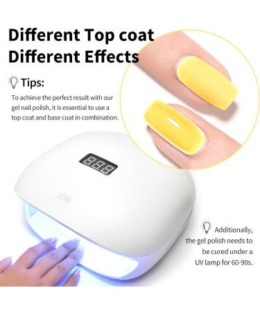 Venalisa 12ml Milky Yellow Gel Nail Polish - Soak Off UV LED Natural Nail Art Manicure - French Gift 0.43oz - Buy Online on GoSupps.com