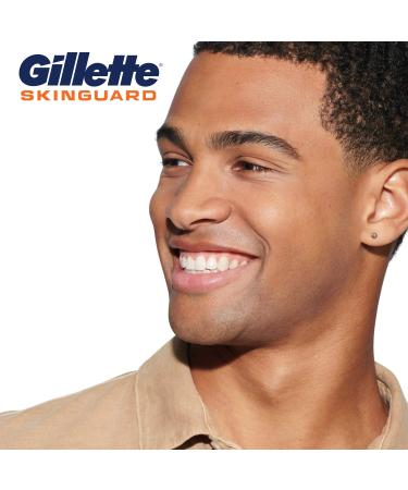 Gillette SkinGuard Men's Razor Flex Handle with 4 Blade Refills - Buy Online on GoSupps.com