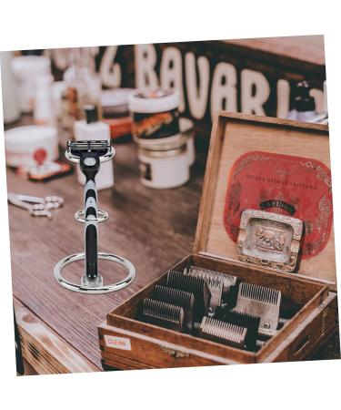 Ipetboom Shaving Brush Storage Rack | Metal Shaving Tools Organizer for Beard & Hair Brushes | Durable Razor Stand & Holder - Buy Online on GoSupps.com