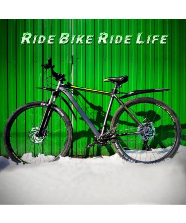 RBRL Bike Mudguard Bicycle Fender - Adjustable Quick Release E-Bike & Mountain Bike Fender - Fits 26 27.5 29 - Lightweight Design - Front Fork Mount - 7.2 oz - Buy Online on GoSupps.com