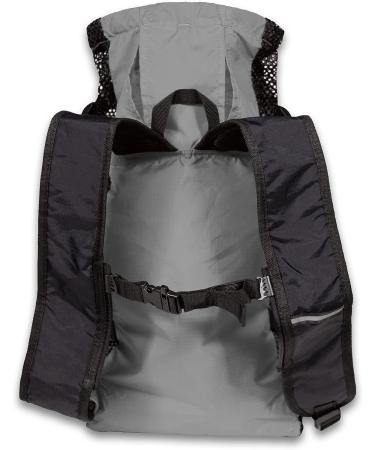 K9 Sport Sack Walk-On Medium Dog Carrier Backpack with Harness & Storage - Shark Skin Gray | 15-17 Neck, 15-21 Chest - Buy Online on GoSupps.com