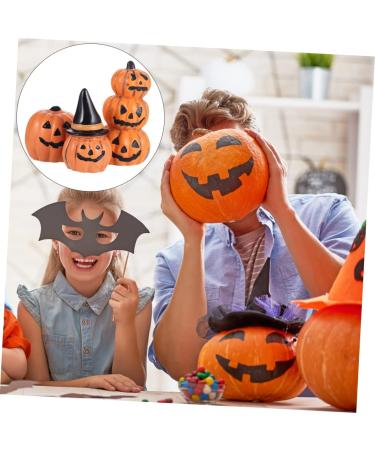 KONTONTY 3pcs Halloween Pumpkin Decoration Mini Pumpkin Decoration Desktop Decor Mini Tombstones Halloween Decorations Clearance Halloween Birthday Decor Ornament Home Decor Miniature Model - Buy Online on GoSupps.com