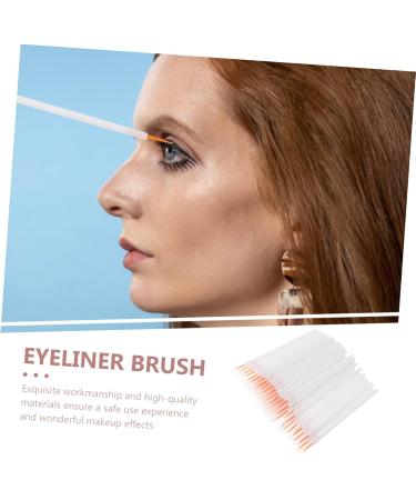 VINTORKY 100pcs Disposable Eyeliner Brush Eye Makeup Eyelash Mascara Tool Mini Tools Nylon White - Buy Online on GoSupps.com