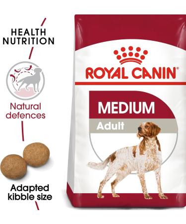 ROYAL CANIN 15kg Medium Adult Dry Dog Food - Buy Online on GoSupps.com