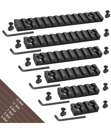 Houson Aluminum Picatinny Weaver Adapter Rail Mount for Airsoft - M-LOK / 3-Slot 7-Slot 11-Slot 13-Slot Options Available - Buy Online on GoSupps.com
