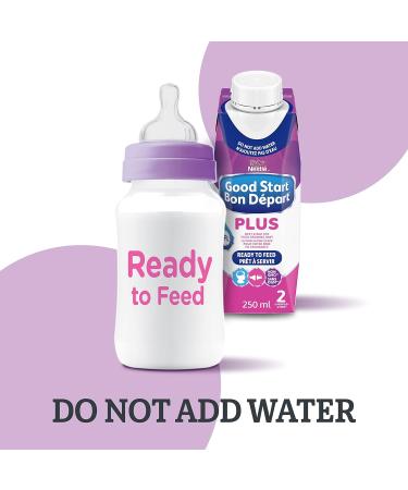 GOOD START PLUS 2 Ready-to-Feed Baby Formula For Babies 6 months plus No Mixing Added Iron & Calcium With DHA For Brain & Eye Development With 2'-FL 16x250ml 16x250ml (Pack of 1) - Buy Online on GoSupps.com