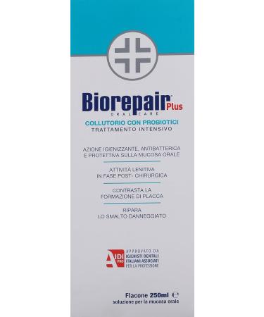 Biorepair Plus Anti-Battery Mouthwash - Intensive Treatment | 250ml | Best for Oral Health - Shop Internationally! - Buy Online on GoSupps.com