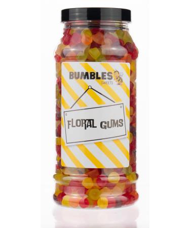 Floral Gums Sweets Gift Jar