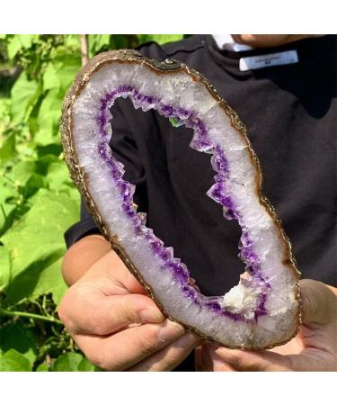 Amethyst Stone 275G Natural Amethyst geode Quartz Cluster Specimen ningxiao - Buy Online on GoSupps.com