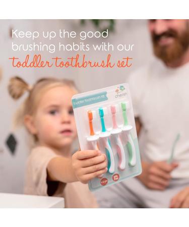 Cherish Baby Care Baby Toothbrush 0-2 Years - Safety-Tested & BPA-Free 3-Pack (Finger Toothbrush Baby Silicone Toothbrush Baby and Toddler Toothbrush) - Baby's First Toothbrush Kit (Purple) Purple Babies - Buy Online on GoSupps.com
