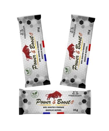 Power & Boost | Tribulus Honey Booster For Men | Guarana | Ginseng | Ginger |