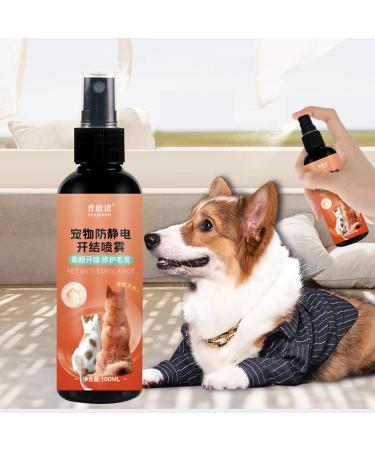 Cat Detangler Spray Matted Remover for Cats | 100ml Essential Oils Infused Matted Remover and Cat Detangler Spray with E Pet Supplies for Healthy Hair Shakven - Buy Online on GoSupps.com