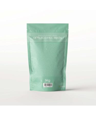 Cetyl Alcohol Wax Pearls 1kg - Premium Quality for Cosmetics & Craft - Fast International Shipping - Buy Online on GoSupps.com