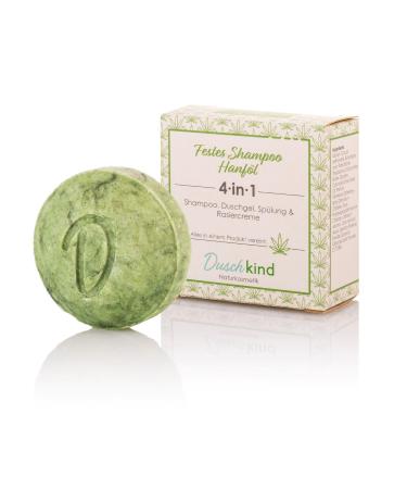 Shampooing solide Naturkosmetik Chanvre bio Gel douche & apr s-shampoing & cr me raser Formule v g talienne 1 pi ce 56 g pour cheveux squameux Emballage recyclable