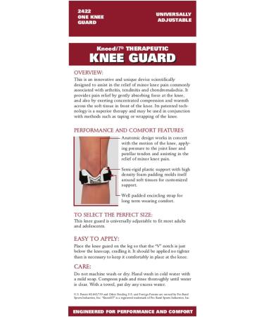 OTC Kneed-It Therapeutic Knee Guard Compression Strap - Support and Pain Relief - Buy Online on GoSupps.com
