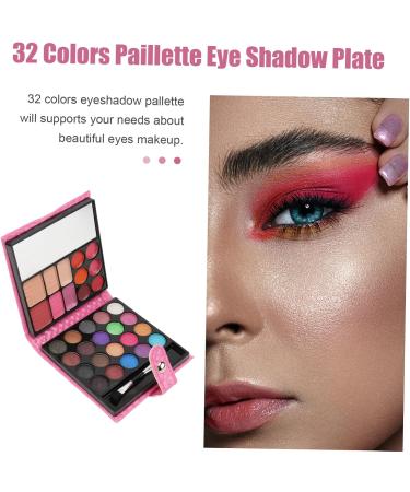 Angoily Eyeshadow Palette 1pcs 32 Eyeshadow Eye Shadow Palettes Makeup Palette Matte Eye Shadow Pencil Eyeshadow Powder 1 count (Pack of 1) Pink - Buy Online on GoSupps.com