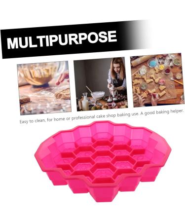 Milisten Silicone Honeycomb Cake Mold Chocolate Candy Molds Silicone Muffin De para Gelatinas Silicone Chocolate Honeycomb Cake Mold Silicone Manual Silica Gel Hand Model Pink - Buy Online on GoSupps.com