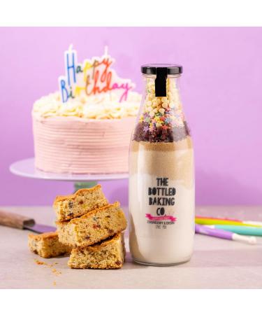 The Bottled Baking Co. Happy Birthday Cake Baking Mix-750ml - Buy Online on GoSupps.com