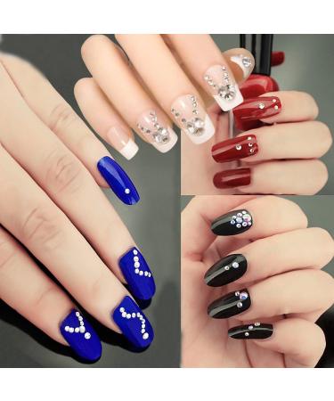 LolliBeads Lavender Purple Resin Crystal Mixed Flat Backs Nail Art Rhinestones - 1200Pcs - Buy Online on GoSupps.com