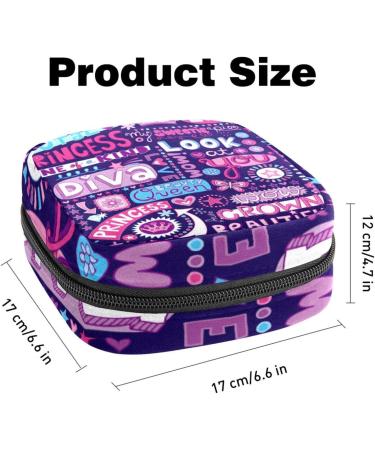 Portable Women s Binding Storage Bags | Purple Menstrual Pad & Tampon Holder | Multi-Colored Organizer for School & Office - Buy Online on GoSupps.com