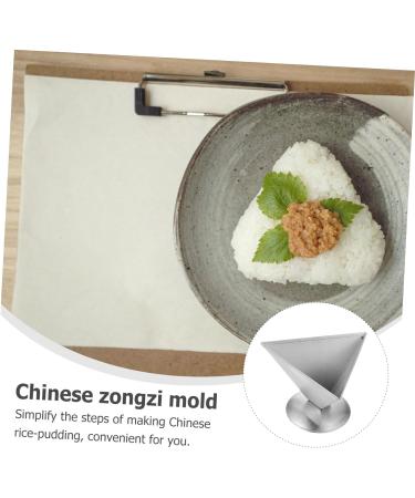 Zerodeko Zongzi Mould Chocolate Silicone Molds 2pcs Rice Ball Shaping Kitchen Utensils Accessories Zongzi Stainless Steel Material Silicone Candy Molds Rice Maker Mold 13X13X8.5CMx2pcs Silverx2pcs - Buy Online on GoSupps.com