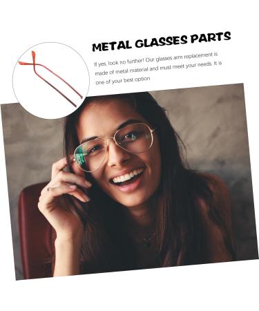 Solustrie Glasses Accessories - Replacement Hinges & Frame Brackets for Sunglasses - Metal Temple Parts in Red Wine - Buy Online on GoSupps.com