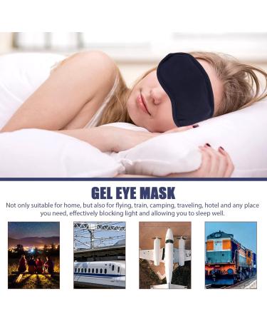 MAGICLULU Gel Eye Mask Set - Adjustable Light Blocking Eye Cover for Puffiness Relief Relaxation & Compression - Perfect Ice Eye Pillow & Blindfold - Buy Online on GoSupps.com