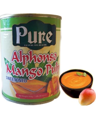Alphanso Mango Pulp | Mango Puree| 850 gram - Buy Online on GoSupps.com